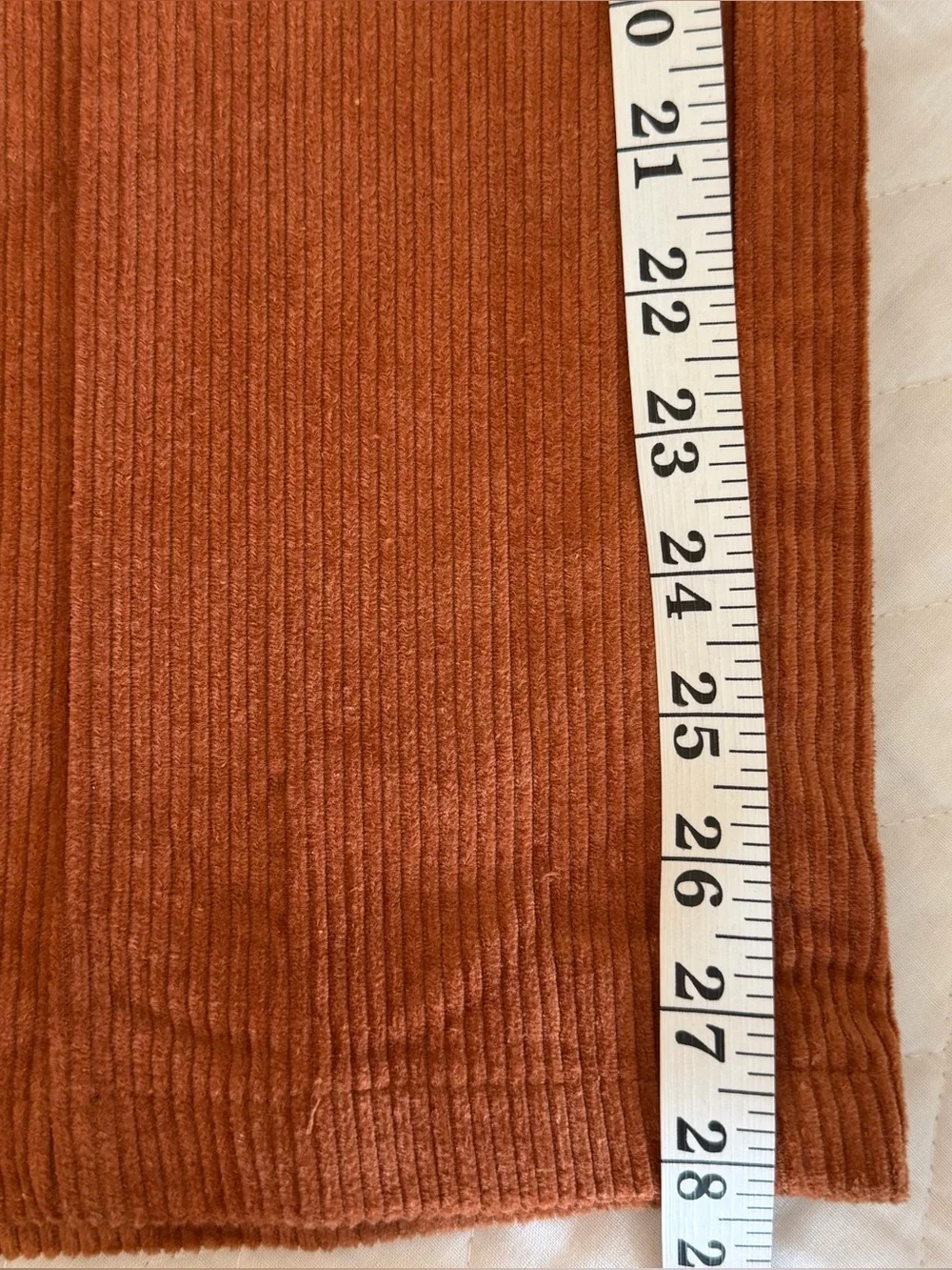 NWT Lulus Corduroy Overalls Small Burnt Orange Adjustable Strap Tie Waist Fall